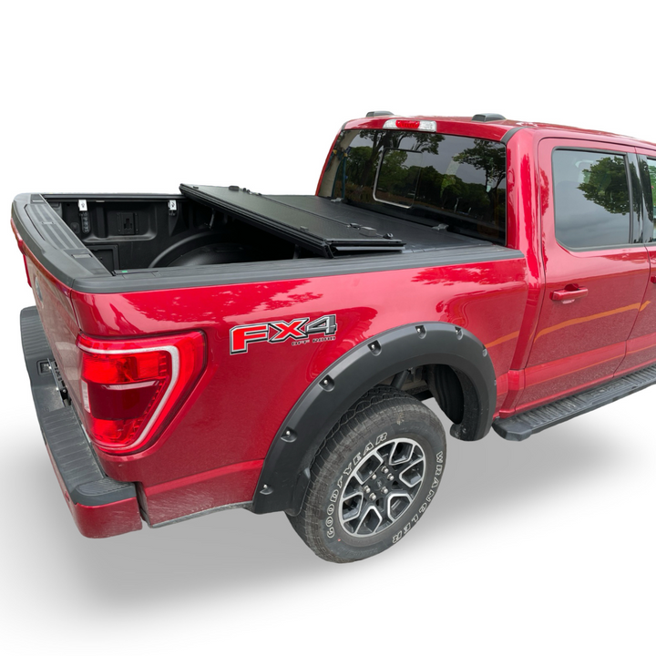 Chevrolet Silverado 1500 Flush Quad Fold Hard Tonneau Cover
