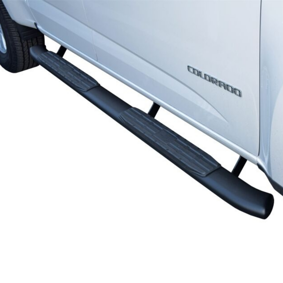 GM Sierra/Silverado 2500/3500 4" Black Stainless Steel Side Steps | Enthuze