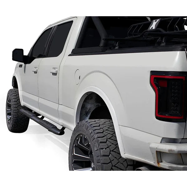 GM Sierra/Silverado 2500/3500 4" Black Oval Side Steps