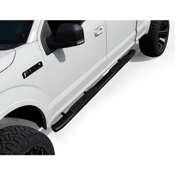 Chevrolet Silverado 1500 4" Black Oval Side Steps