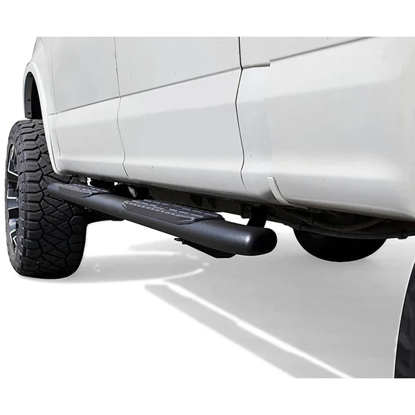 GM Sierra/Silverado 2500/3500 4" Black Oval Side Steps