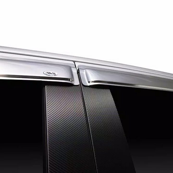 Chevrolet Silverado 1500 Chrome Outside Mount Window Visors | AVS