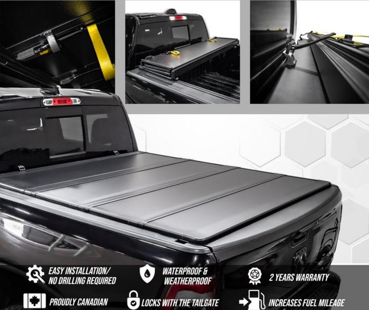 Chevrolet Silverado 1500 Quad Fold Hard Tonneau Cover