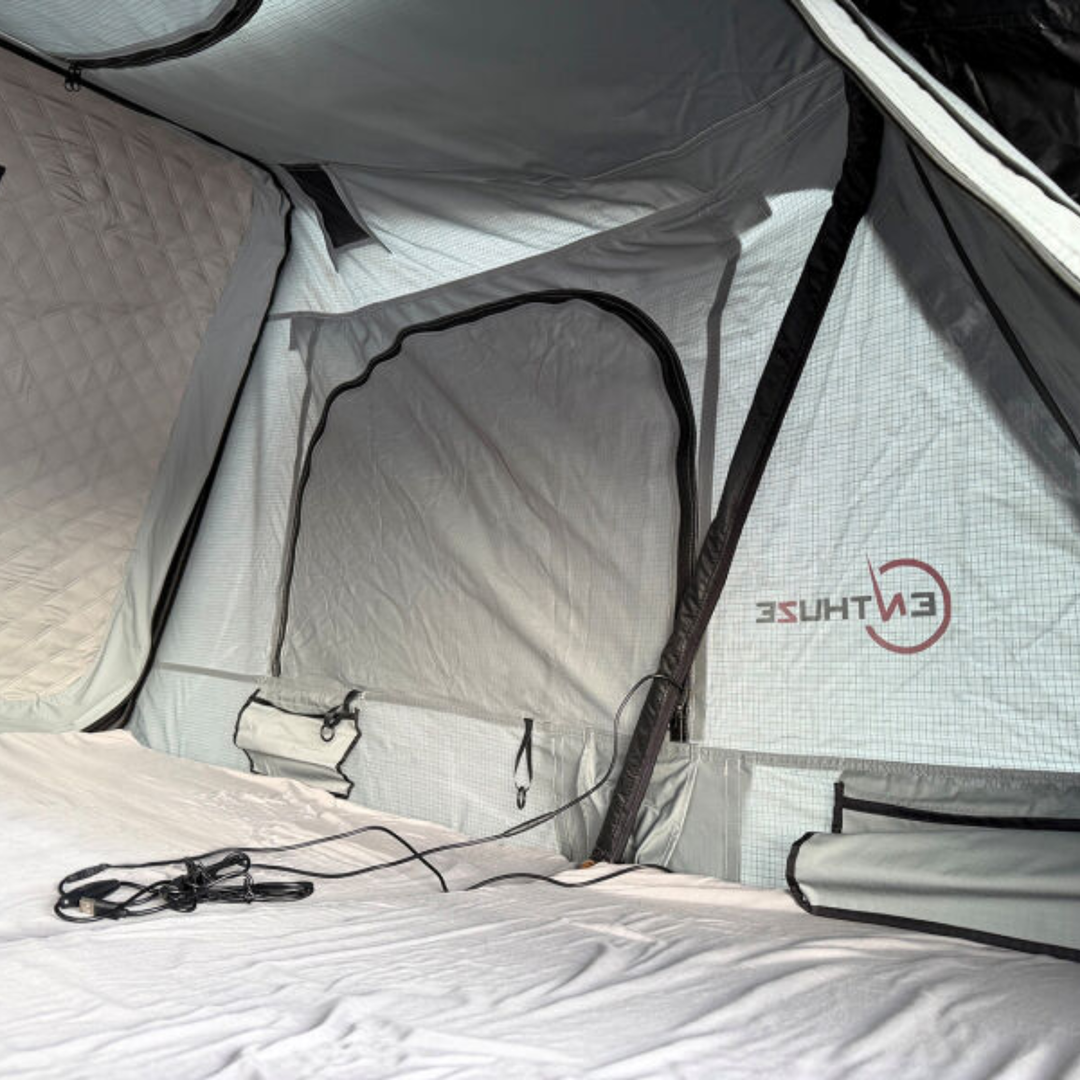 4 Person Hard Shell Rooftop Tent | Enthuze