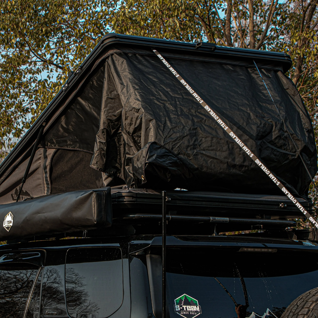 THE HARE 2.0 BLACKOUT EDITION | ALUMINUM CLAMSHELL ROOF TOP TENT