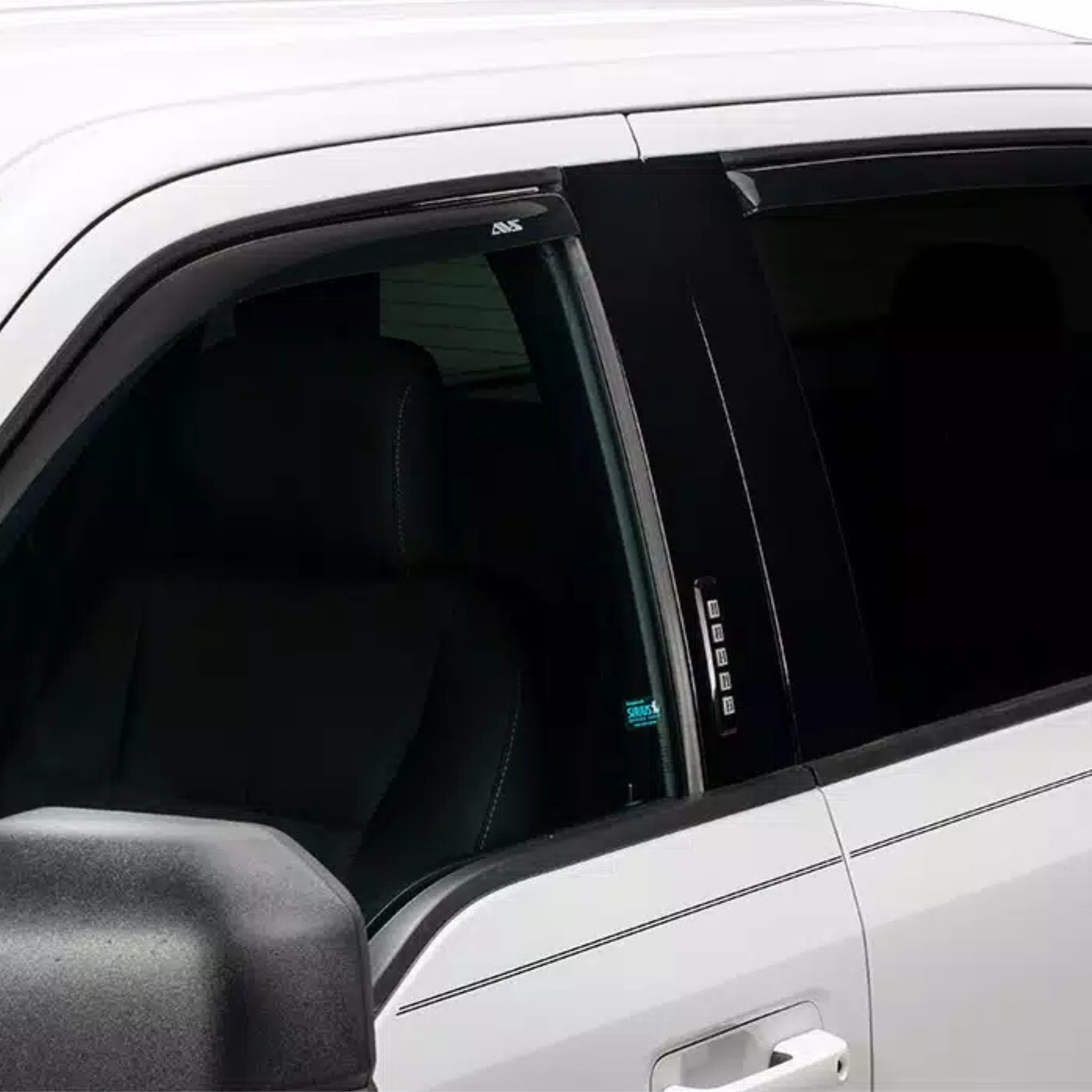 Ford Ranger Window Frame Ford Ranger In-Channel Window Visors | AVS