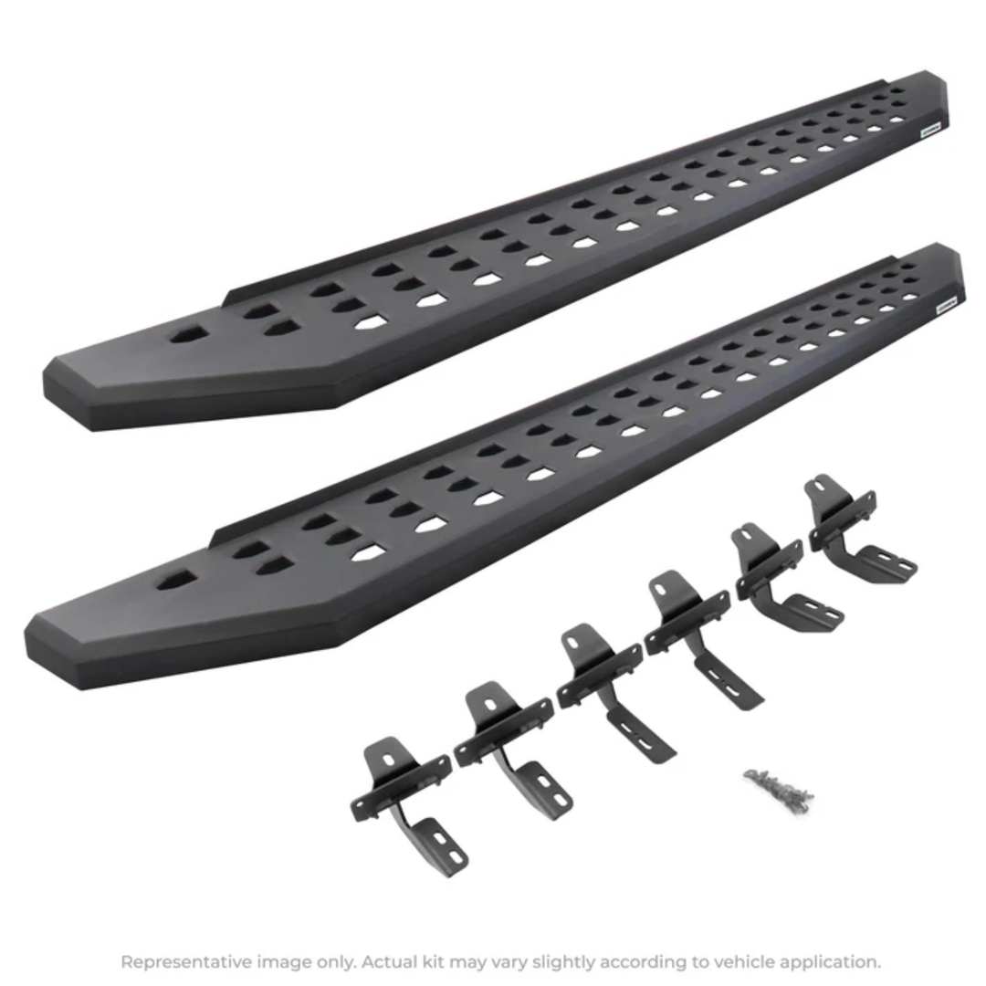 Chevrolet Silverado 1500 RB20 Textured Black Running Boards | Go Rhino