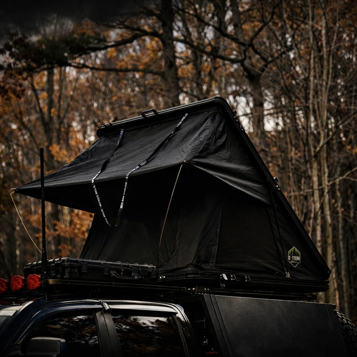 THE HARE 2.0 BLACKOUT EDITION | ALUMINUM CLAMSHELL ROOF TOP TENT