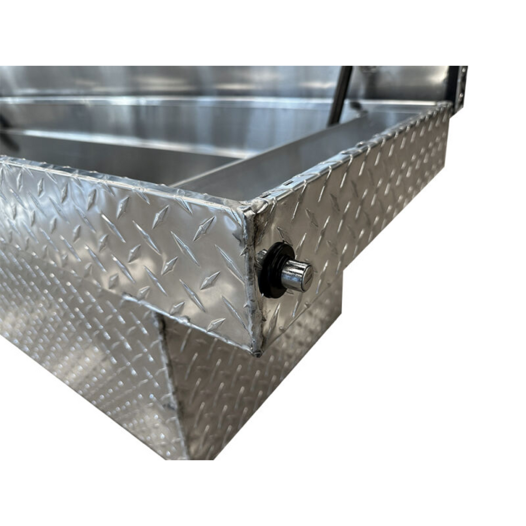 Single Lid Paddle Handle Release Saddle Box | 69.75" X 13.2" X 20" | Enthuze