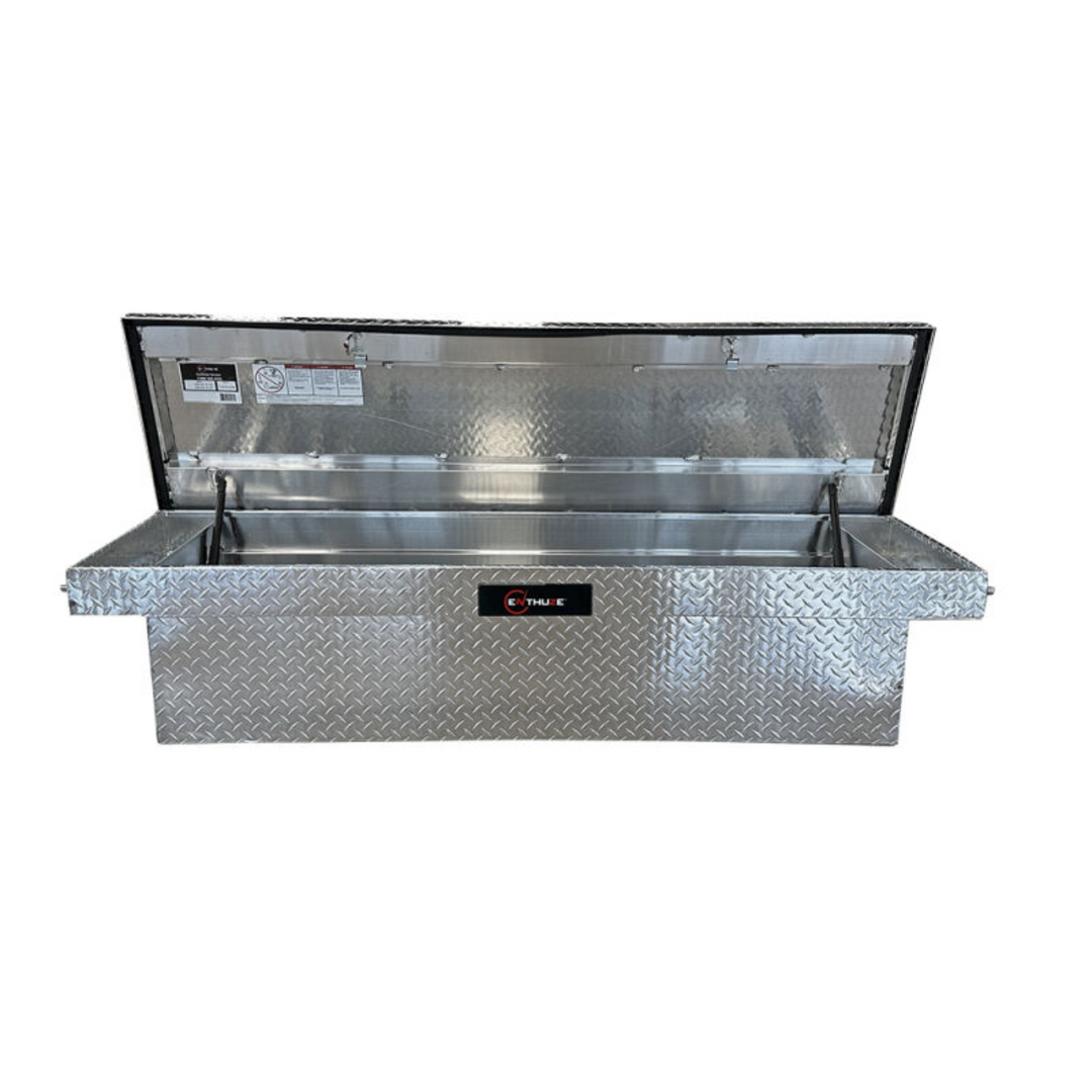 Single Lid Paddle Handle Release Saddle Box | 69.75" X 13.2" X 20" | Enthuze