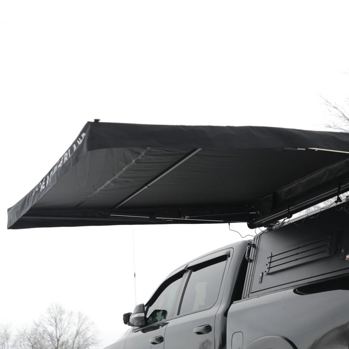 THE OUTPOST - AUTOMATIC FREE STANDING SIDE AWNING