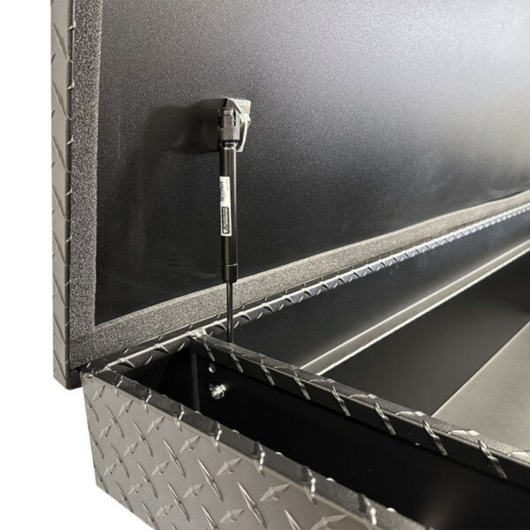 Black Push Button Saddle Box | 15" X 20" X 70" | Enthuze