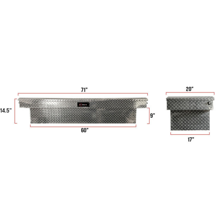 Push Button Saddle Box | 15" X 20" X 70" | Enthuze