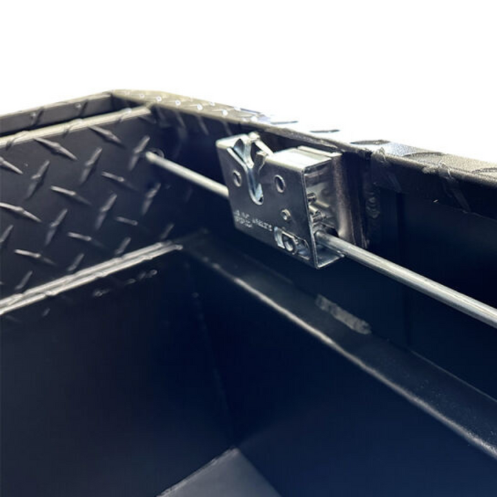 Black Push Button Saddle Box | 15" X 20" X 70" | Enthuze