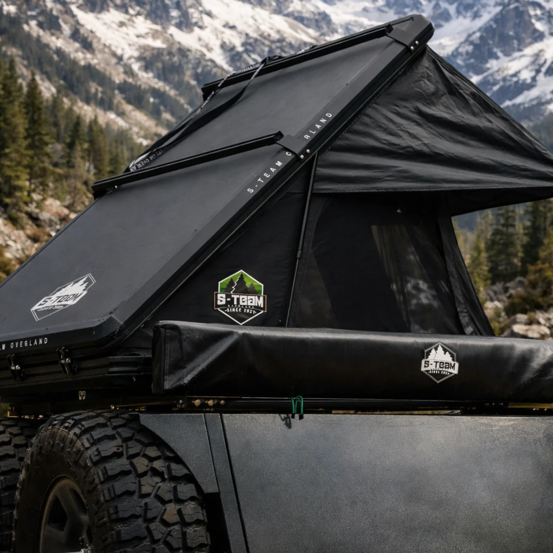 THE HARE 2.0 BLACKOUT EDITION | ALUMINUM CLAMSHELL ROOF TOP TENT