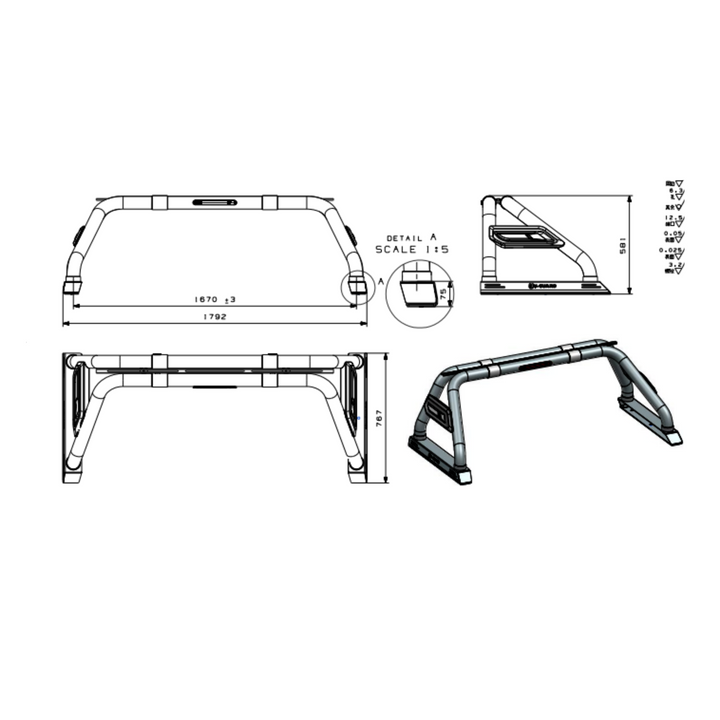 Dodge Ram 1500/2500/3500 Roll Bar