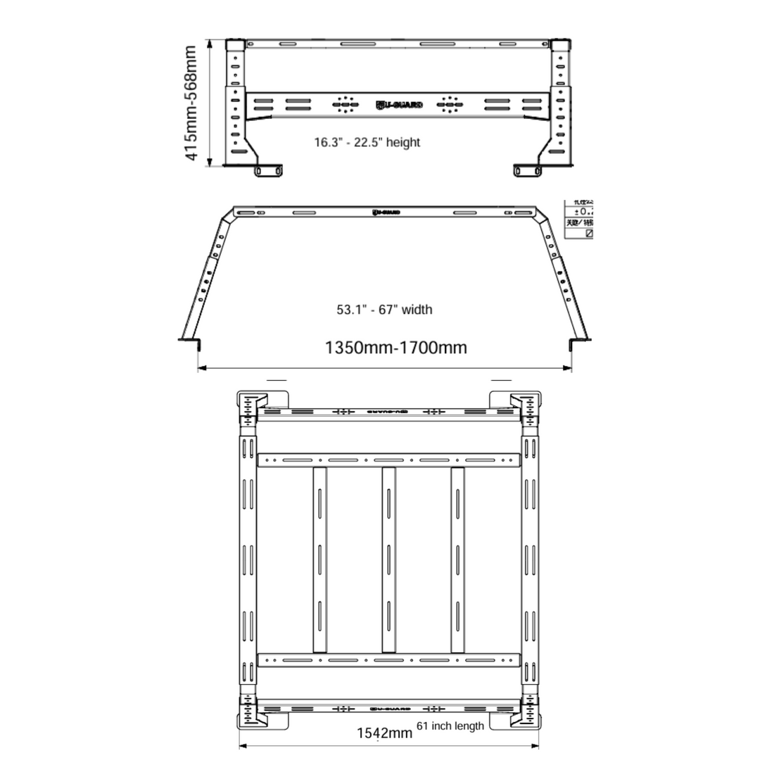 Dodge Ram 1500/2500/3500 Overland Rack