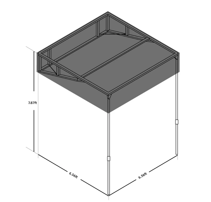 THE OUTPOST - AUTOMATIC FREE STANDING SIDE AWNING