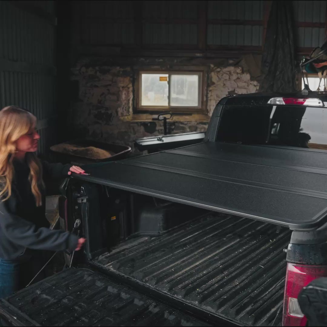 Ford F150 HD Hard Trifold Tonneau Cover