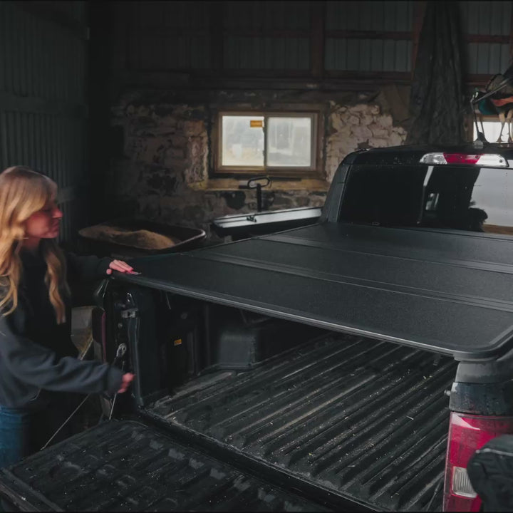 Ford F150 HD Hard Trifold Tonneau Cover