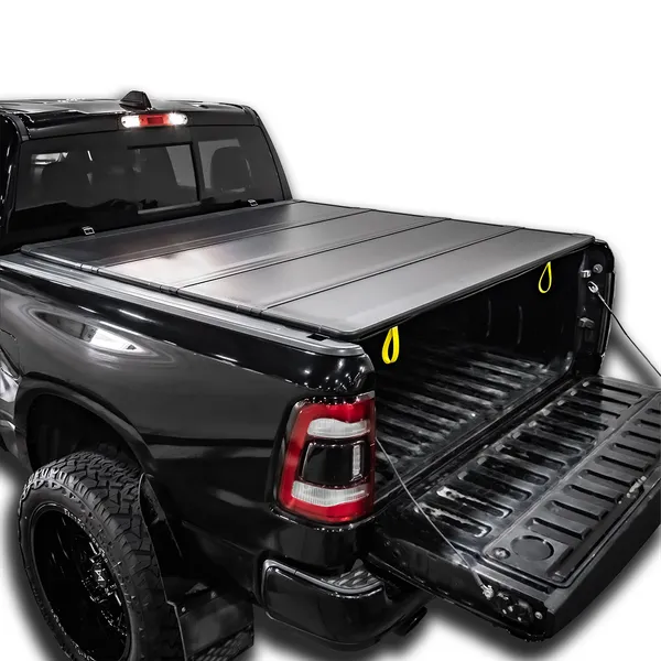 GMC Sierra 1500 Quad Fold Hard Tonneau Cover
